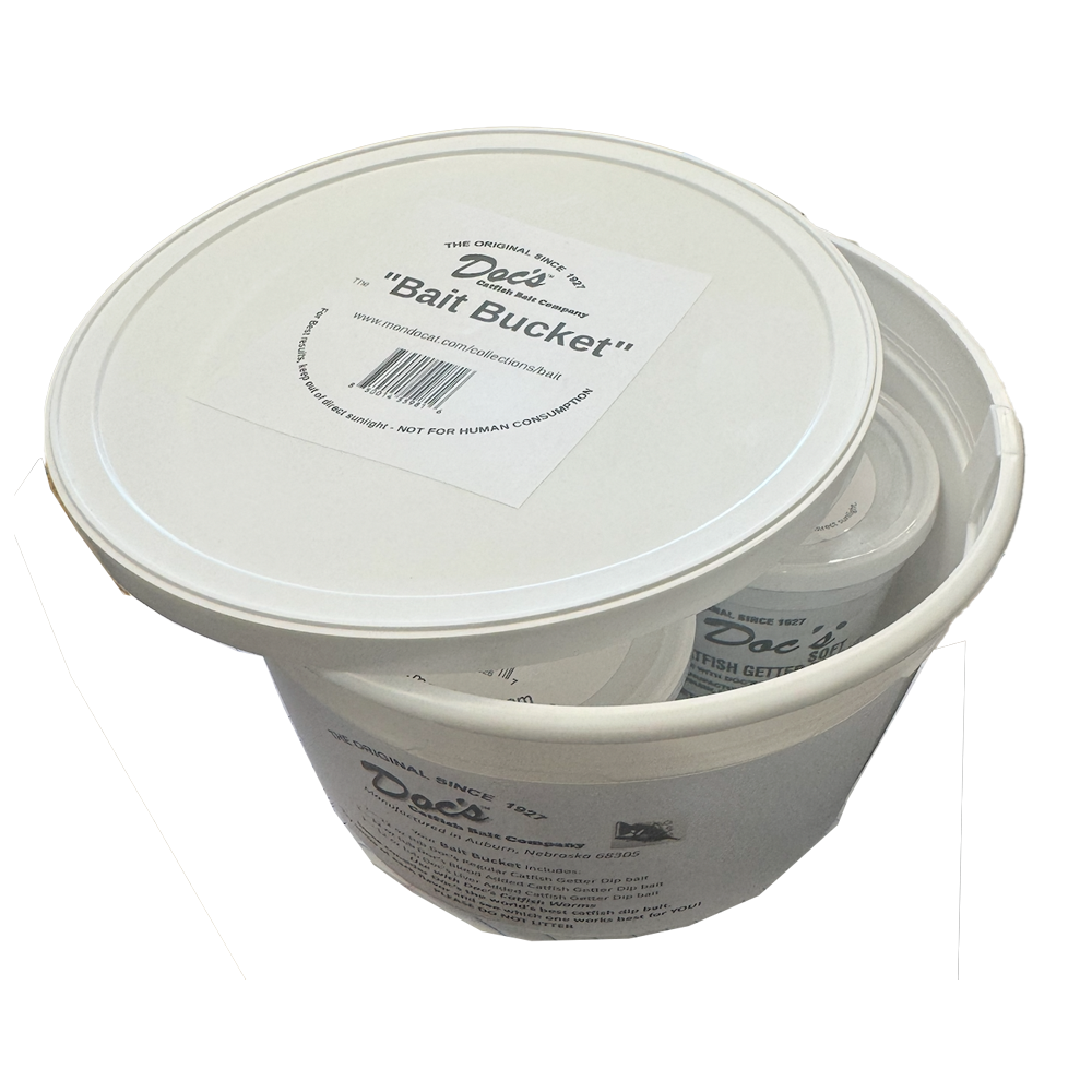 Bait Bucket - 3 in 1: Three 12ounce Docs Dip Baits in One