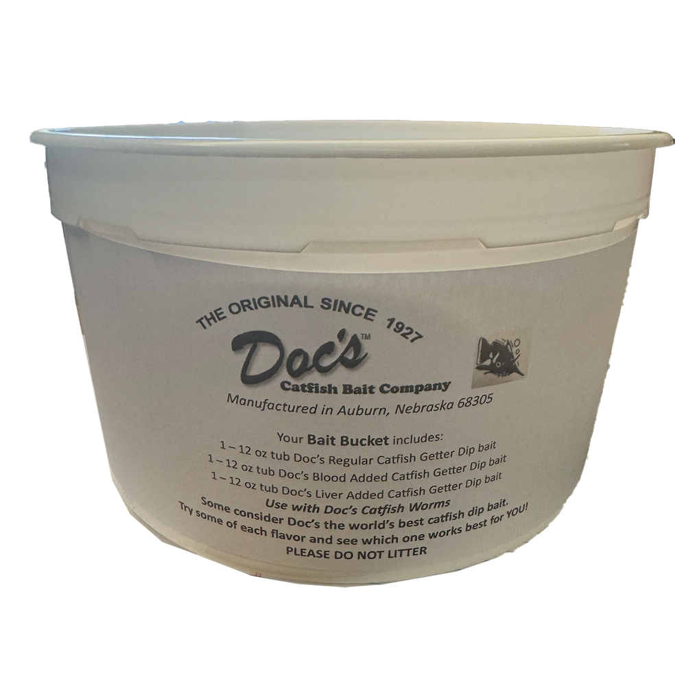 Bait Bucket - 3 in 1: Three 12ounce Docs Dip Baits in One