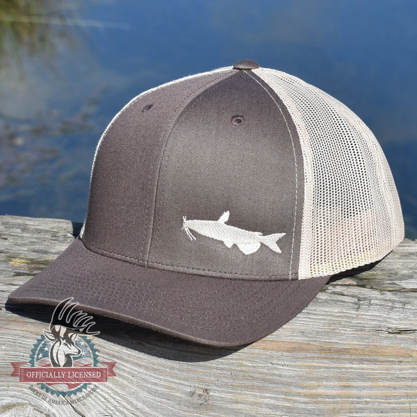 Bucks of America - Catfish Fishing Brown Retro Trucker Hat – Mondocat -  Fish Big or Go Home