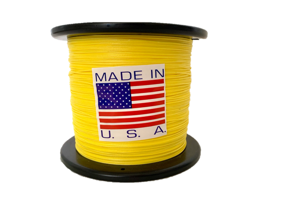 JB Line One - 100 lb Standard Braid Line - Yellow
