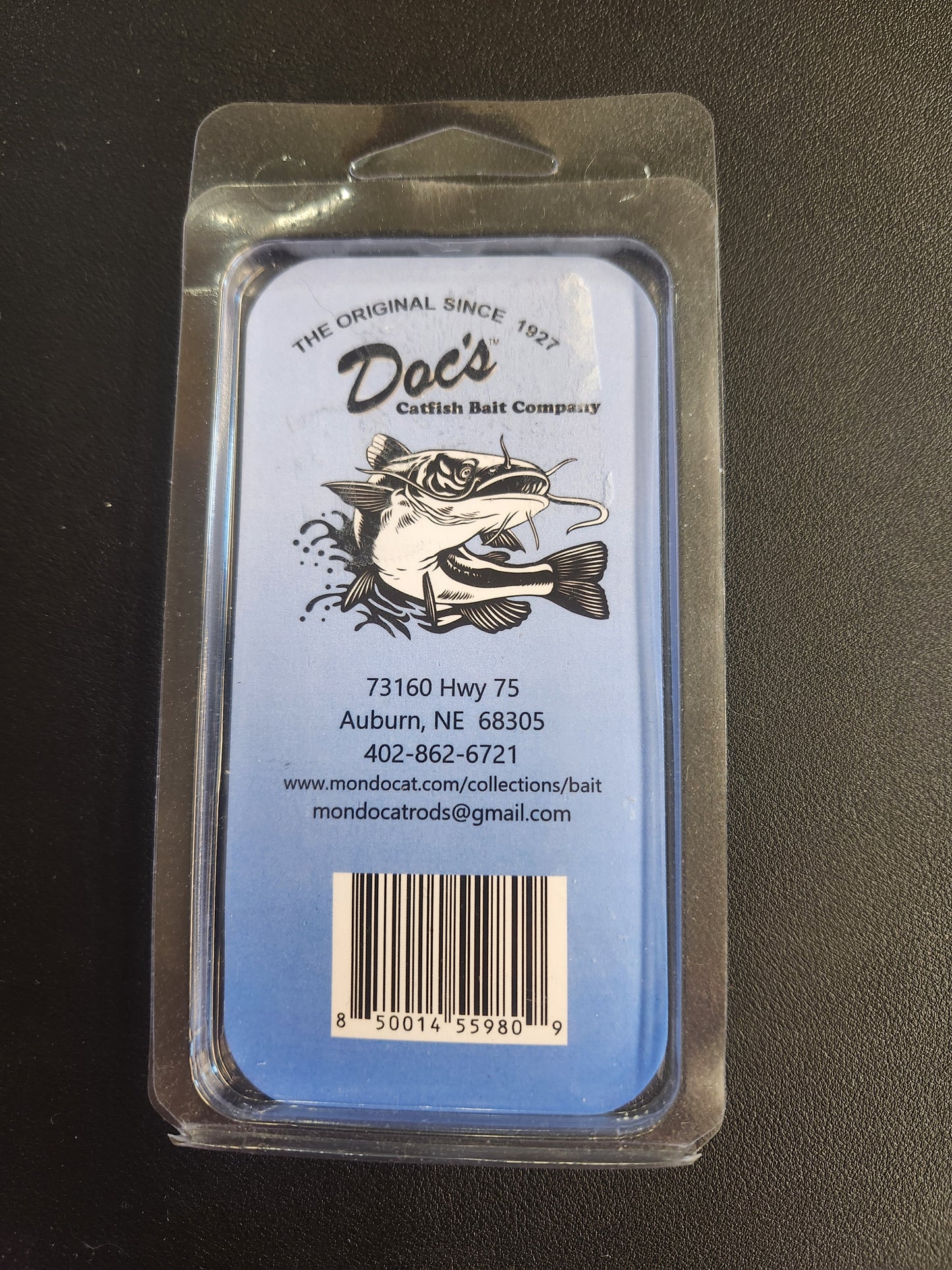 Clam Shell of Doc's treble hooks