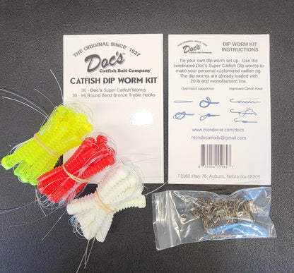 Catfish Dip Worm Kit