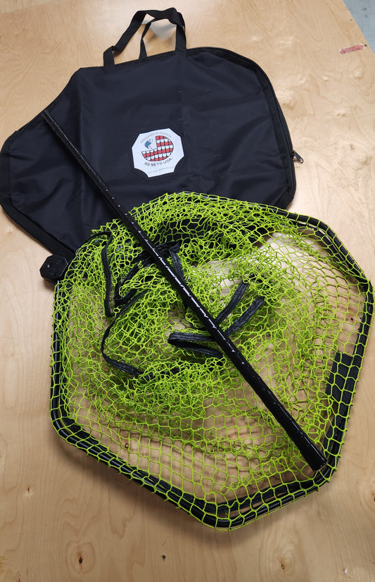 best fishing net rs Nets USA large loop landing net ideal for any small craft boater looking to get their fish on board RS Nets - Small Jaw