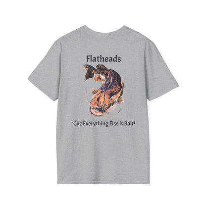 MondoCat T-Shirt Flatheads 'Cuz Everything Else is Bait