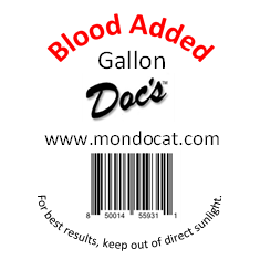 Doc's Catfish Dip Bait - Blood Added Gallon Tubs