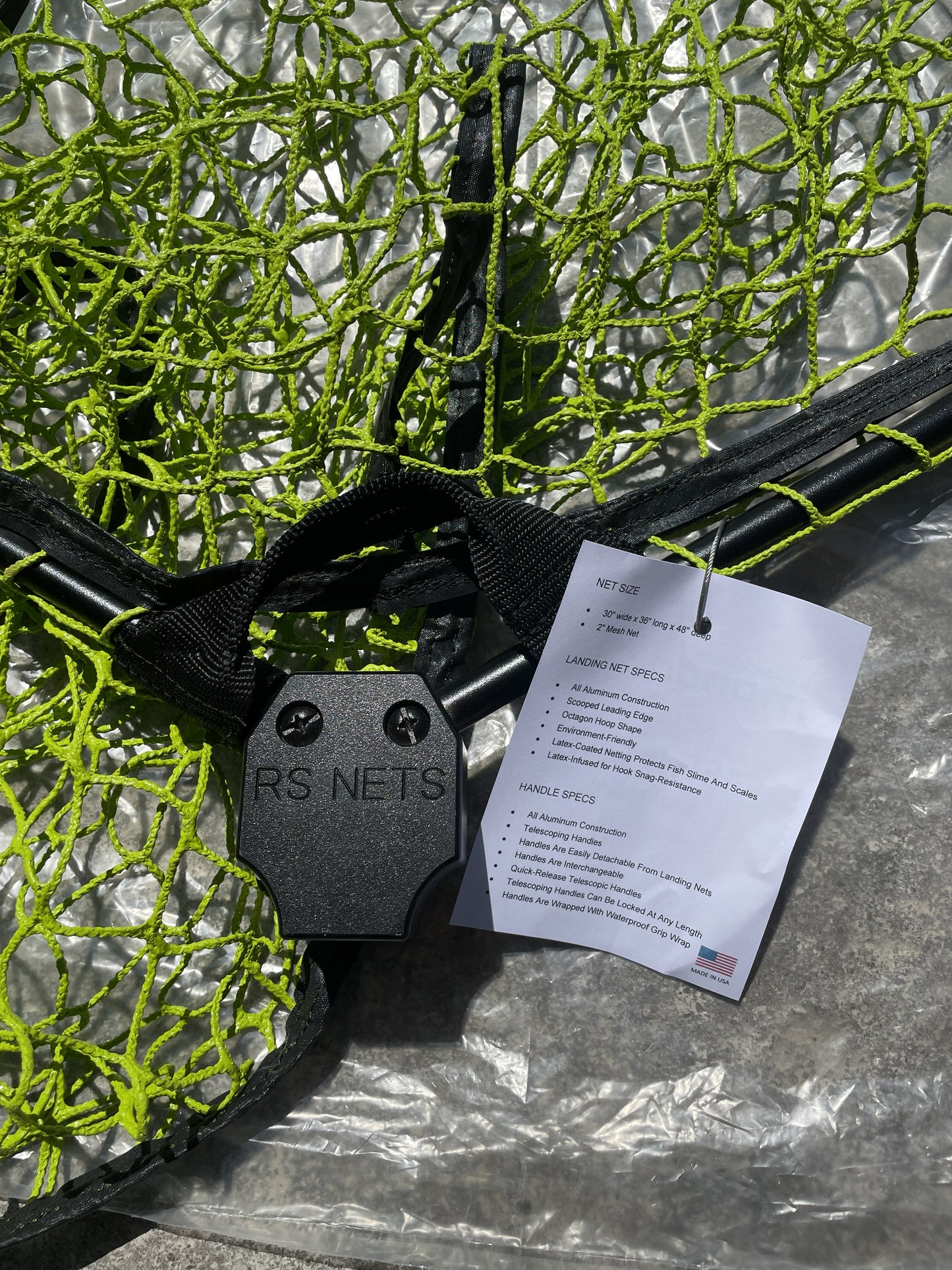 Mega Cat Landing Net - Lime Green