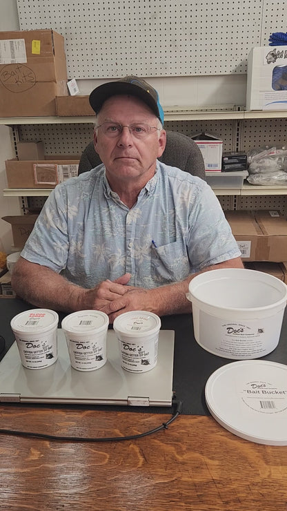 Bait Bucket - 3 in 1: Three 12ounce Docs Dip Baits in One