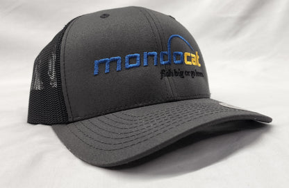 MondoCat Charcoal Snap Back Hat - Mesh Back