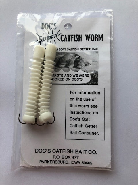  Doc's Super Catfish Worm (Dough Bait Holder) 2 Packs : Sports  & Outdoors