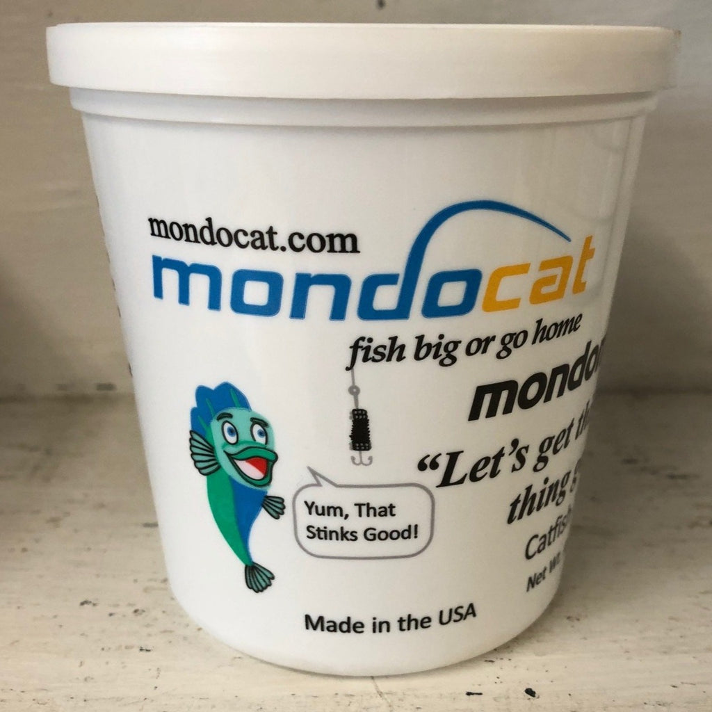 MondoMash Catfish Dip Bait - Blood Added 12oz. – Mondocat - Fish Big or Go  Home