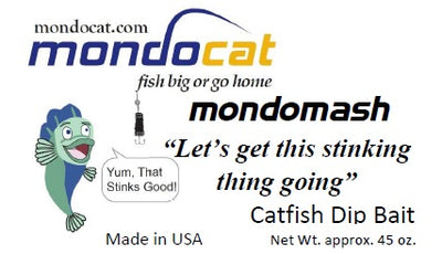 MondoMash Catfish Dip Bait 45 oz. Cheese Flavor