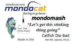 MondoMash Catfish Dip Bait - Blood Added 45 oz.